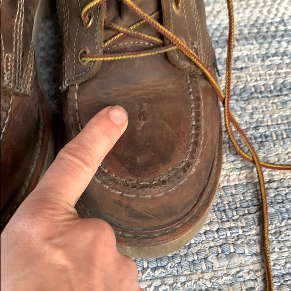 Thorogood Men's Brown Leather Steel Toe Boots - Picture 8 of 10